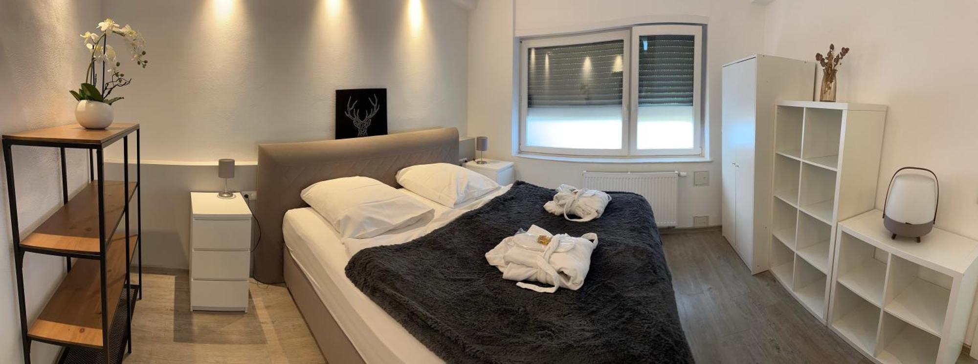 Ferienwohnung Schlossblick - 4 Sterne Sauna Pool Whirlpool Exklusiv Braunfels Buitenkant foto